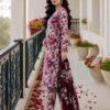 WhatsApp Image 2026-07-03 at 1.54.38 AM (1) White Maroon Floral Suit ( Unstitched Lawn Suit )