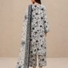 Monochrome Off-White and Black Printed Lawn