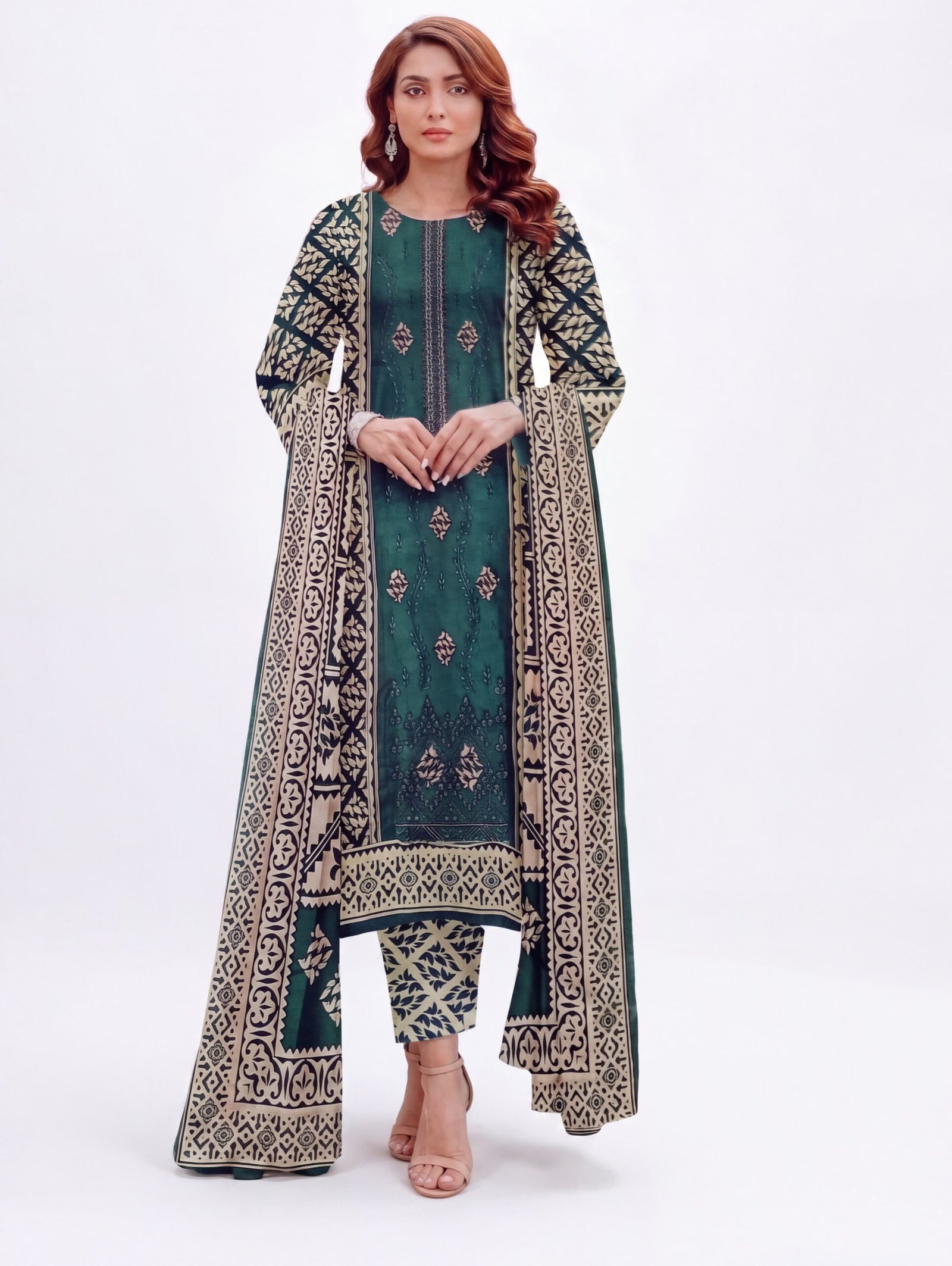 green-ethnic-printed-lawn-3-piece
