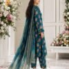WhatsApp Image 2026-07-03 at 10.59.52 AM (1) Teal Blue Floral Printed Lawn 3 Piece Unstitched Suit with Chiffon Dupatta