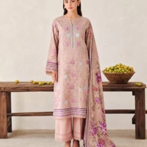 WhatsApp Image 2026-07-03 at 11.23.50 AM Rose Pink Embroidered Lawn 3 Piece Unstitched