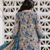 Beige & Blue Floral