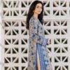 Beige & Blue Floral