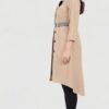 WhatsApp Image 2026-07-10 at 8.27.54 PM (2) Beige Textured Stitched Cotton Trench-Style Kurta