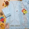 manrimal-suit-flat-lay Luxury Sky Blue Embroidered 3 Piece Lawn Suit ( Unstitched )