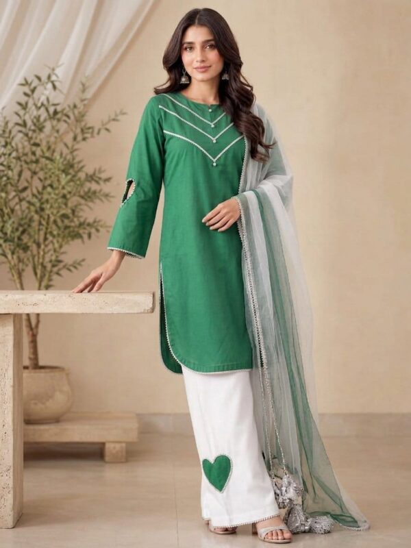 WhatsApp Image 2026-08-06 at 4.37.58 PM (1) 14 August Special Green & White 3-Piece Festive Suit