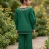 kids green dress