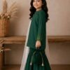 14 August Special Dark Green Kids Sharara Suit