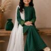 14 August Special Dark Green Kids Sharara Suit